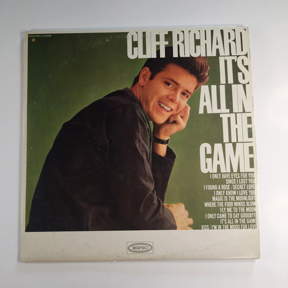 Cliff Richard It's All In The Game Lp Vinyl Record Album
